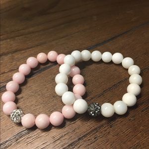 Glass beads bracelets